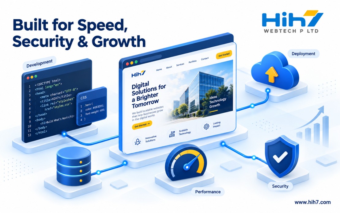 Professional web development services and website technology